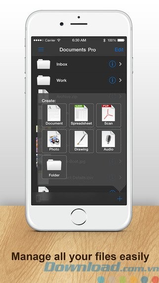 Quản lý file toàn diện