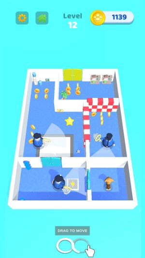 Thu thập thật nhiều vàng và tới cửa thoát ra an toàn