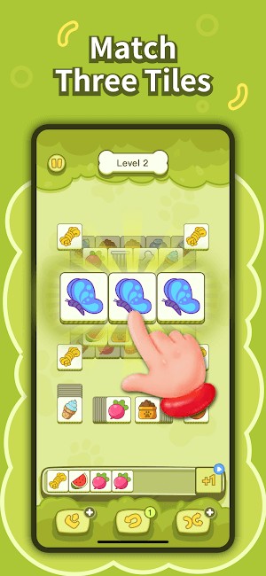 Ghép 3 viên gạch cùng loại để chúng biến mất khỏi màn chơi