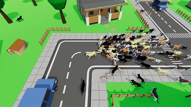 Mục tiêu của DOGS.IO là tạo ra đàn chó đông nhất và chiến thắng