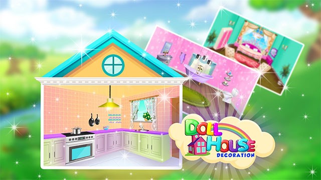 Doll House Design & Decoration mô phỏng xây dựng ngôi nhà búp bê cho bé