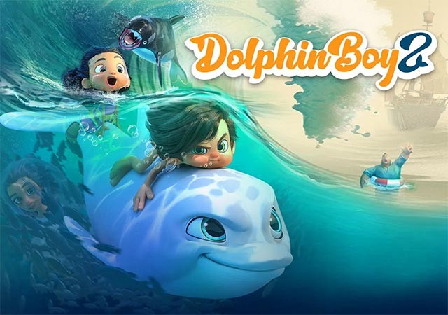 Poster phim hoạt hình Cậu bé cá heo và bí mật 7 đại dương - Dolphin Boy 2