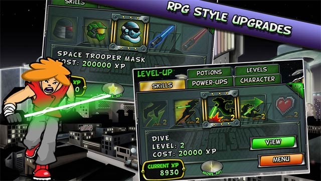 Nâng cấp theo phong cách nhập vai