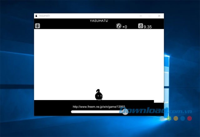 Giao diện chơi chính của game miễn phí Don't Stop Eighth Note (Yasuhati) cho máy tính