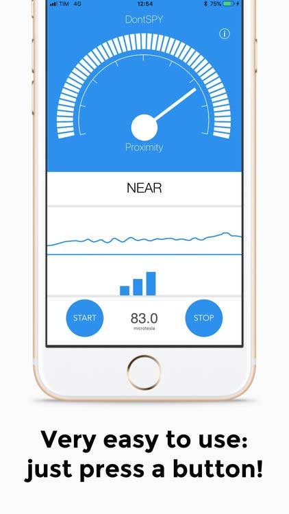 DontSpy có cơ chế điều khiển dễ dàng và giao diện trực quan