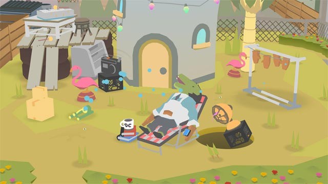 Ăn trọn bạn bè và ngôi nhà của họ trong Donut County