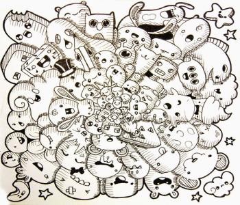 Doodle Art sinh nhật