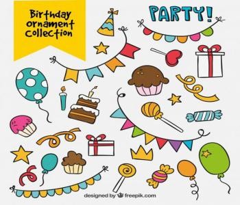 Doodle Art sinh nhật