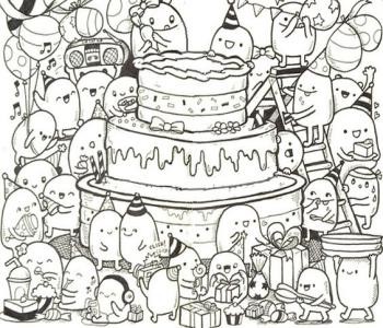 Doodle Art birthday