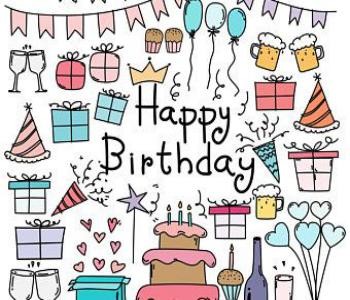 Doodle Art sinh nhật