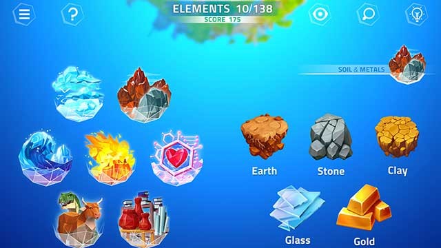 Tạo ra vũ trụ của riêng bạn từ các yếu tố tự nhiên như không khí, nước, lửa và đất