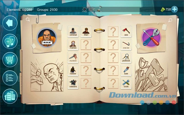 Giải các câu đố khó trong game Doodle Mafia cho máy tính và Windows 10 Mobile