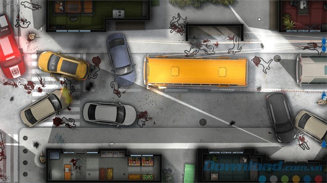 Màn đấu súng đẫm máu trong game Door Kickers