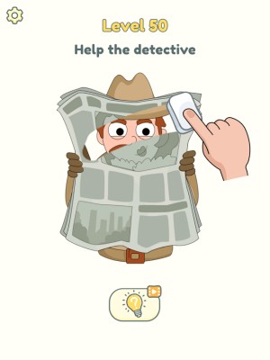 Xóa tranh để khám phá nhân vật ẩn mình