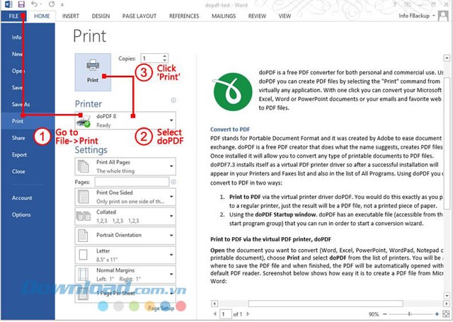 Chuyển đổi định dạng từ nhiều file sang PDF dễ dàng
