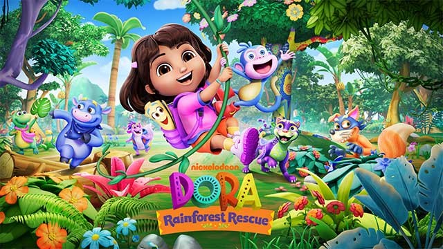 Dora: Rainforest Rescue là game phiêu lưu hành động kết hợp giải đố vui nhộn cho trẻ em