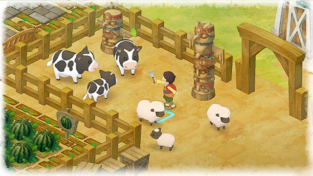Chăn nuôi gia súc gia cầm trong game Doraemon Story of Seasons