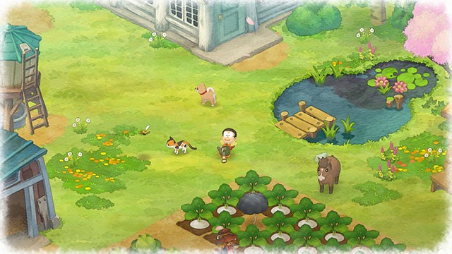 Game Doraemon Story of Seasons sở hữu đồ họa vẽ tay cực xinh và rực rỡ sắc màu