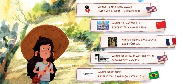 Dordogne là game phiêu lưu kể chuyện cảm động giành được nhiều giải thưởng