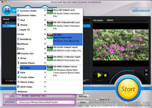 Doremisoft Mac HD Video Converter