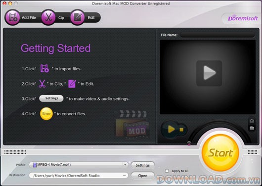 Doremisoft Mac MOD Converter