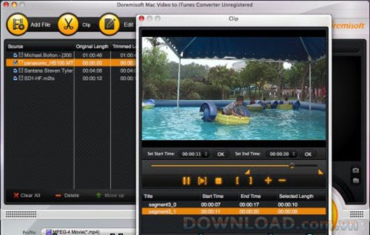 Doremisoft Mac Video to iTunes converter