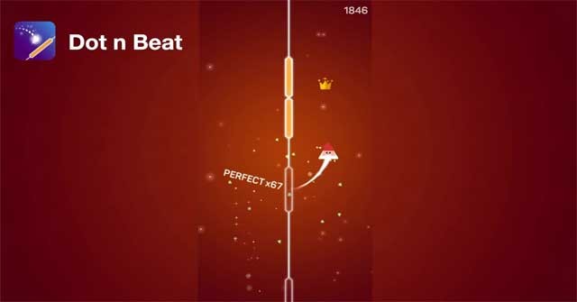Dot n Beat cho Android là game vui chủ đề âm nhạc với lối chơi độc đáo