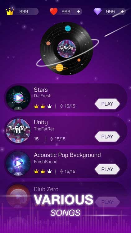 Trải nghiệm hành trình âm nhạc tuyệt vời với nhiều bài hát khác nhau trong Dot n Beat