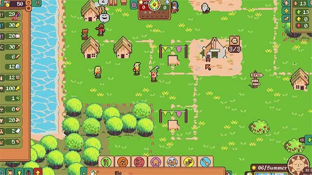 dotAGE là game mô phỏng xây dựng thị trấn theo phong cách Roguelite