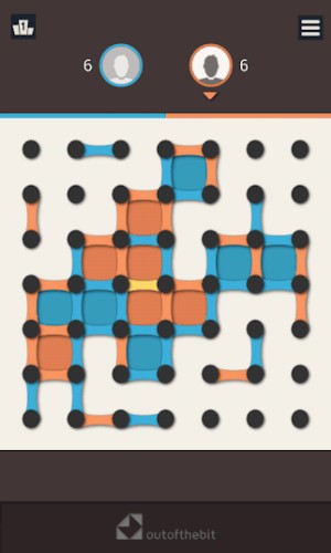 Dots and Boxes là game nối điểm cổ điển thú vị