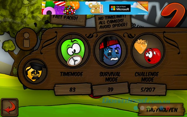 3 chế độ chơi của Dotty2 Free cho Windows 8