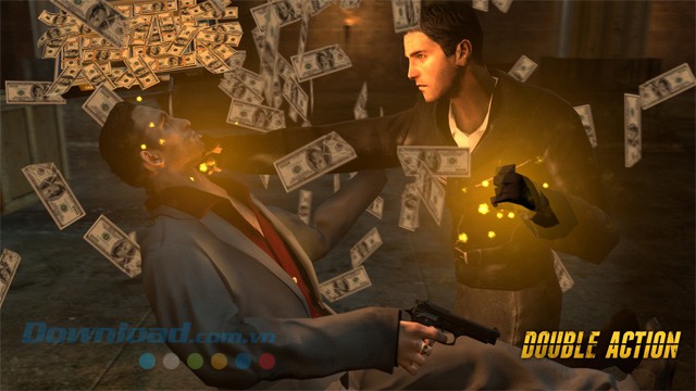 Thu thập tiền từ kẻ thù trong game bắn súng góc nhìn thứ ba Double Action: Boogaloo