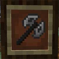Double Bladed Axe Mod Minecraft - Chế tạo rìu 2 lưỡi