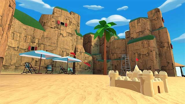 Tham gia các trò chơi thư giãn trên biển