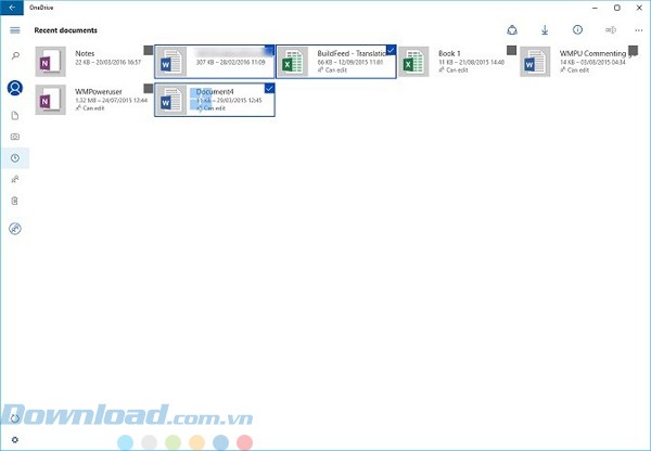 Xem tài liệu trong OneDrive Universal cho Windows 10
