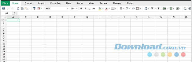 Tạo bảng tính trong phần mềm