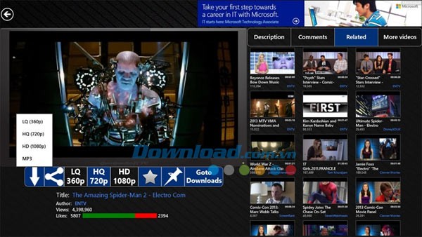 DownTube for Windows 8
