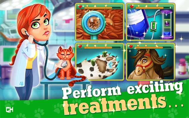 Dr. Cares - Pet Rescue 911 cho Android là game quản lý bệnh viện thú y sống động