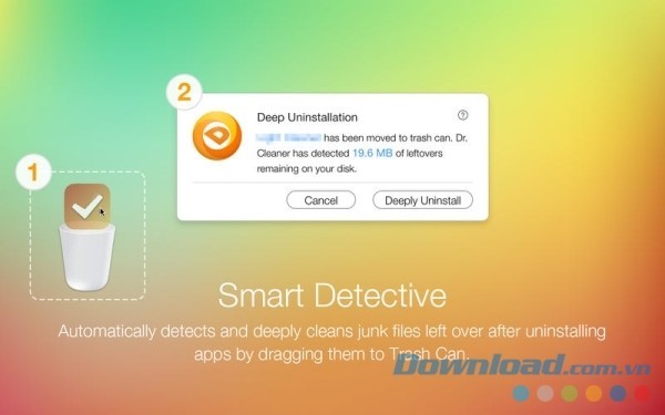 Dr. Cleaner cho Mac với khả năng nhận diện file thông minh