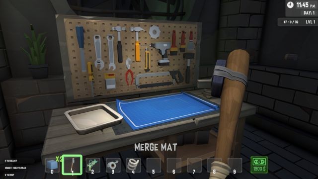 Tiến bộ trong Dr Clone game để mở khóa công cụ, trang bị mới