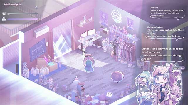 Dr.Mememe Want to Sleep là game mô phỏng thư giãn có yếu tố tự động hóa