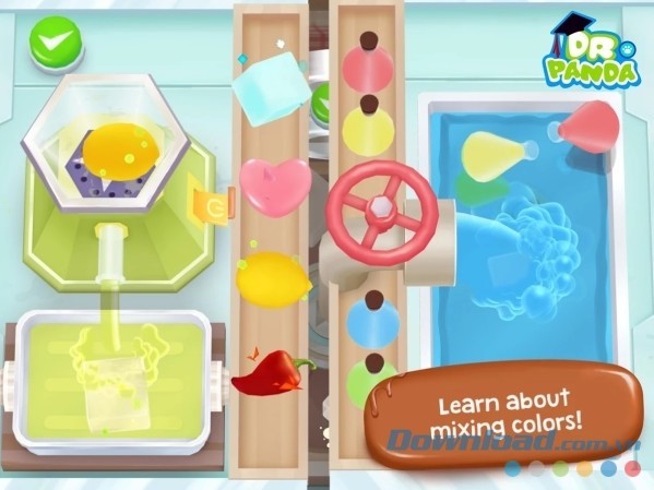 Dr. Panda Candy Factory cho Android giúp bé làm quen với màu sắc