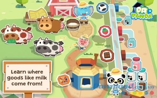 Game nông trại vui vẻ Dr. Panda Farm cho Android