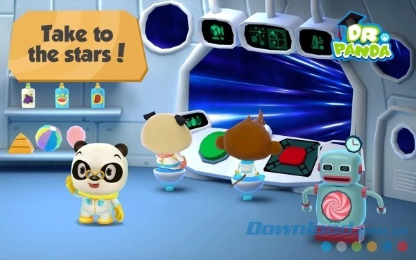 Game du hành vũ trụ Dr. Panda in Space cho Android