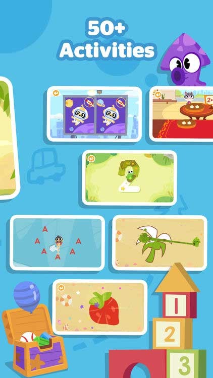 Tham gia hơn 50 hoạt động vui chơi khác nhau trong Dr. Panda - Learn & Play