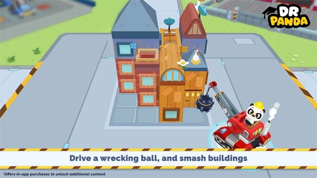 Phá hủy và xây dựng trong Dr. Panda Trucks
