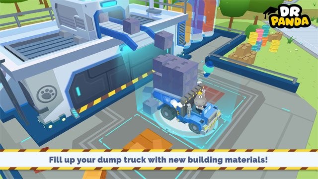 Sử dụng xe tải tự đổ để chở vật liệu xây dựng tới công trường