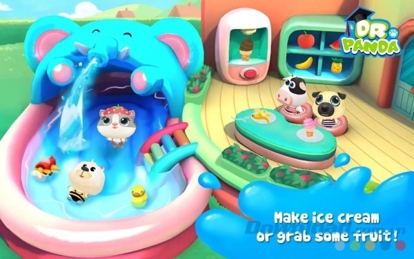 Game bể bơi vui nhộn Dr. Panda's Swimming Pool cho Android
