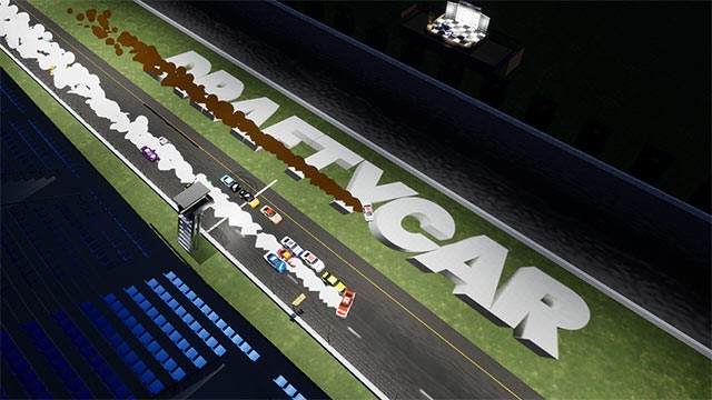 Góc nhìn từ trên xuống mang đến cái nhìn toàn cảnh về cuộc đua Draftycar II