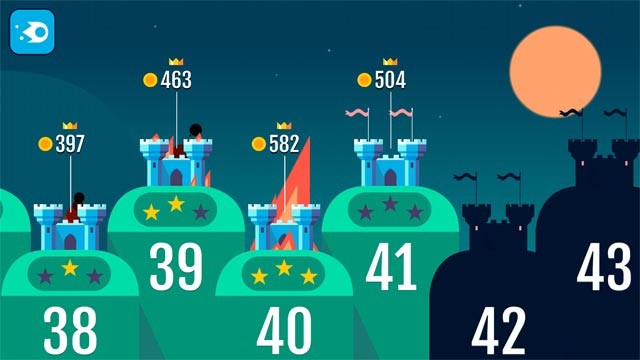 Chinh phục hơn 50 level thách thức